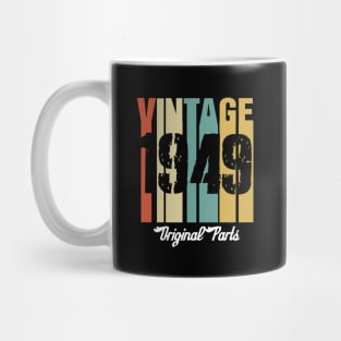 Vintage 1949 Original Parts Retro Vintage Birthday Gifts 71s Mug